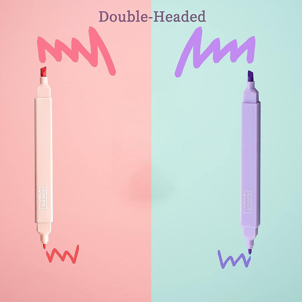 12Pcs Aesthetic Cute Highlighters Bible Pastel Highlighters and Pens No Bleed A