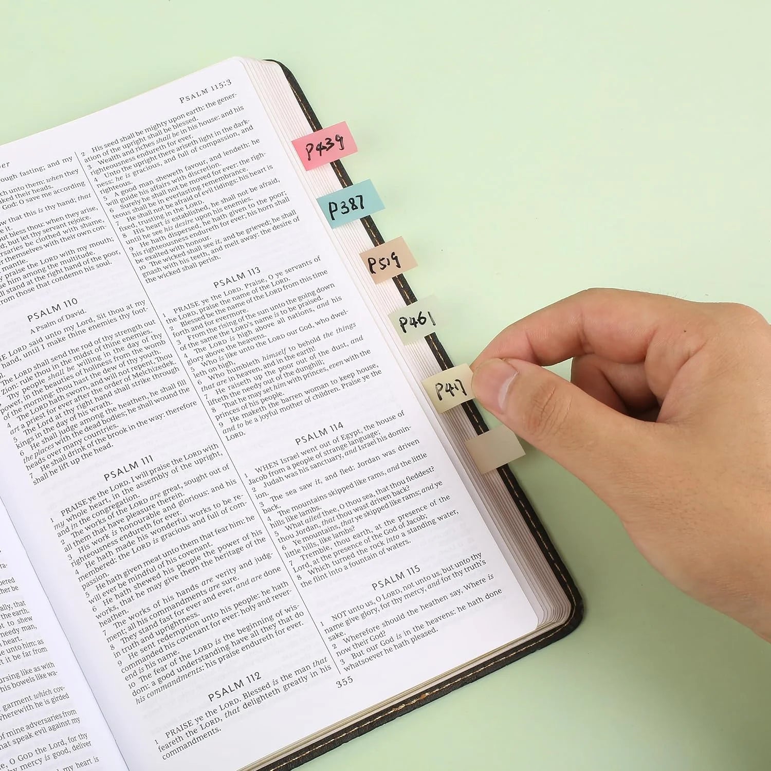 - Sticky Note Set, 410 Pack, Vintage Colors, Transparent Sticky Notes Tabs, Divider Sticky Notes